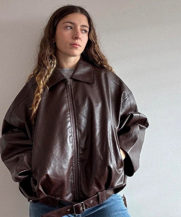 Producto - Campera Oversize Ecocuero Importado