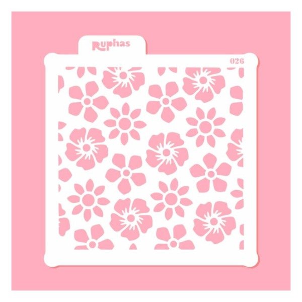 Producto - Stencil diferentes flores