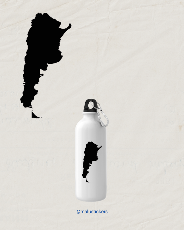 Producto - DTF PREMIUM- Mapa Argentina negro