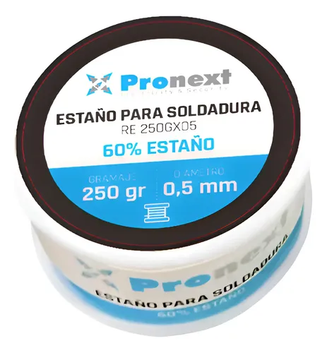 Producto - Rollo Estaño de 250 gramos y 0.5 mm