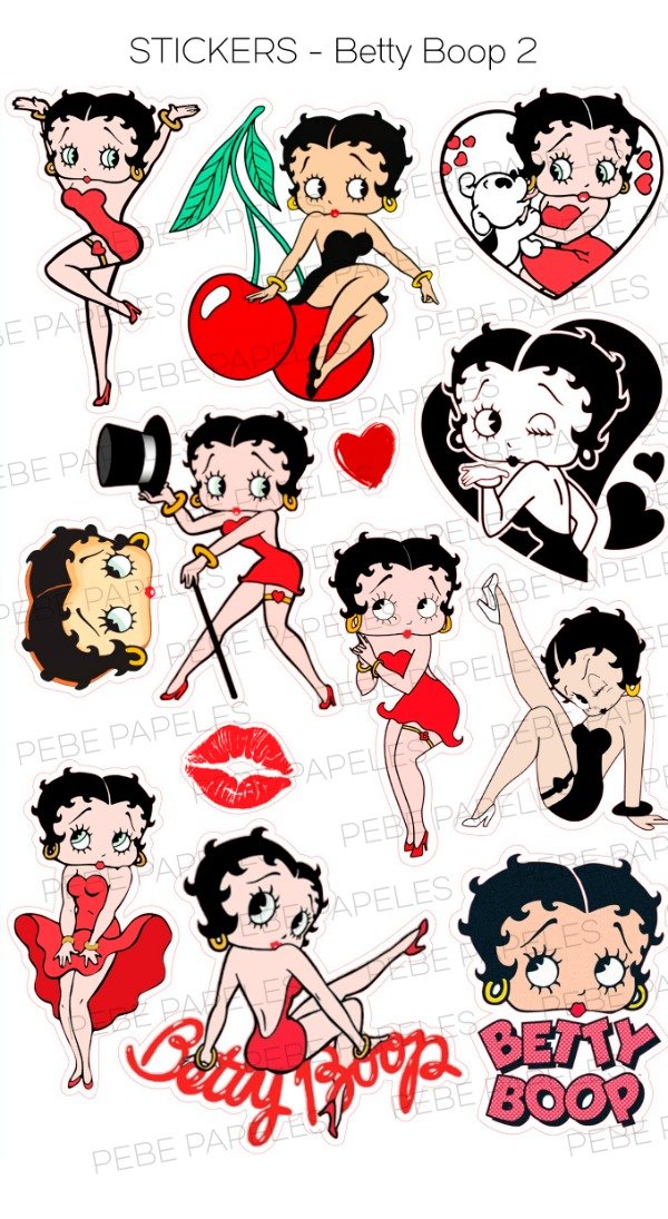 Producto - Stickers Betty Boop 2