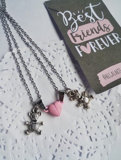 Producto - Cadenitas Ositos con Corazon Inmantado