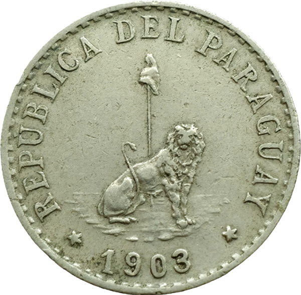 Producto - Paraguay 20 Centavos 1903 (750.000) Km#8 VF+ - 0