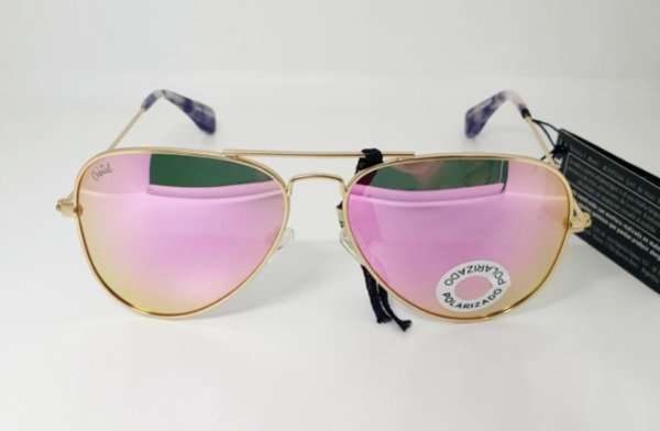 Optica Paesani - anteojos de sol Orbital Aviator Chronos Rosa