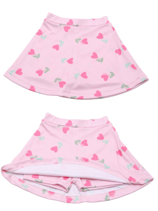 Producto - Pollera short flor corazón - 0