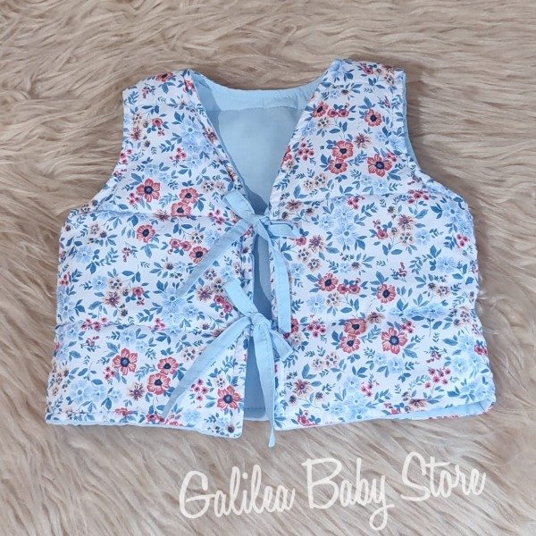 Producto - CHALECO REVERSIBLE CELESTE