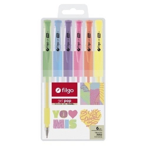 Producto - Rollerball filgo gel pop pastel x6