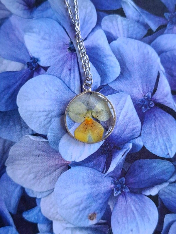 Producto - pensamiento bicolor plateado I
