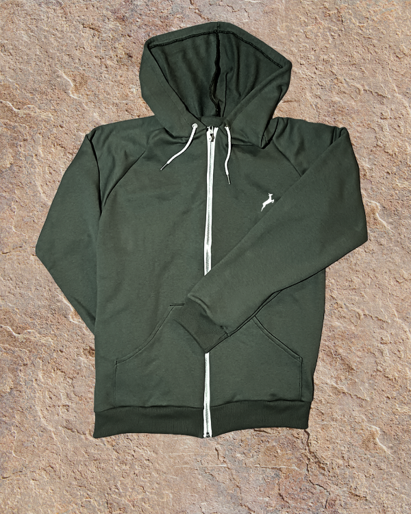 Producto - Campera Lisa Algodón Invierno - Verde
