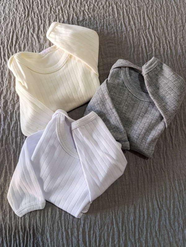 Producto - 9-12 MESES - Body acanalado - Blanco