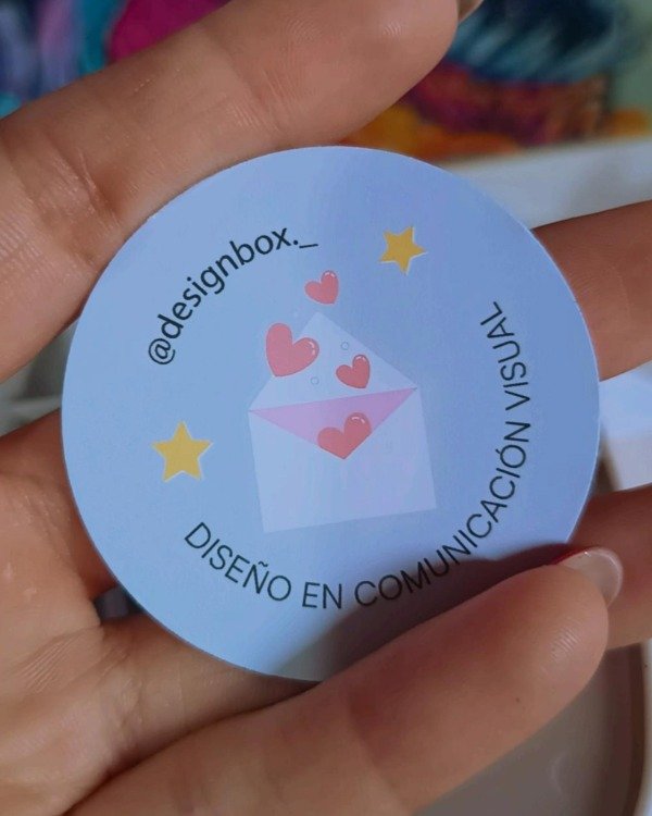 Producto - 100 Adhesivos circulares de 5 cm