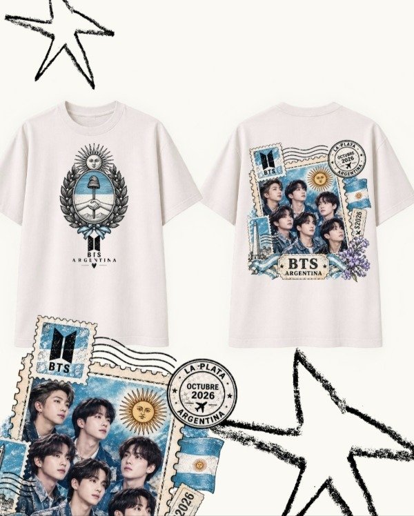 Producto - REMERA OVERSIZE BTS ARGENTINA #2