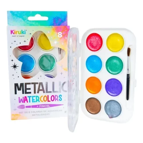 Producto - Acuarela Metalizada x8 colores
