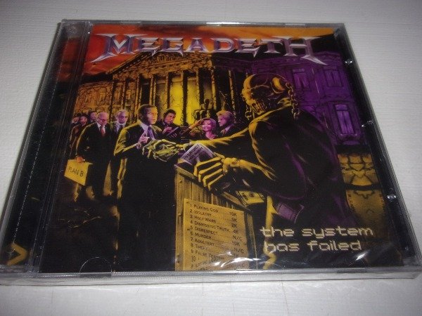 Producto - CD MEGADETH THE SYSTEM HAS FAILED  NUEVO BRAZIL 31A - 0