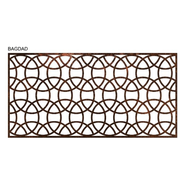 Producto - Chapa calada x m2 modelo "BAGDAD"