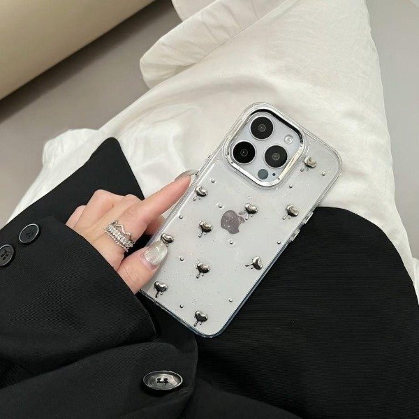 Producto - Funda CHARMS Corazones (Iphone 16 Pro Max)