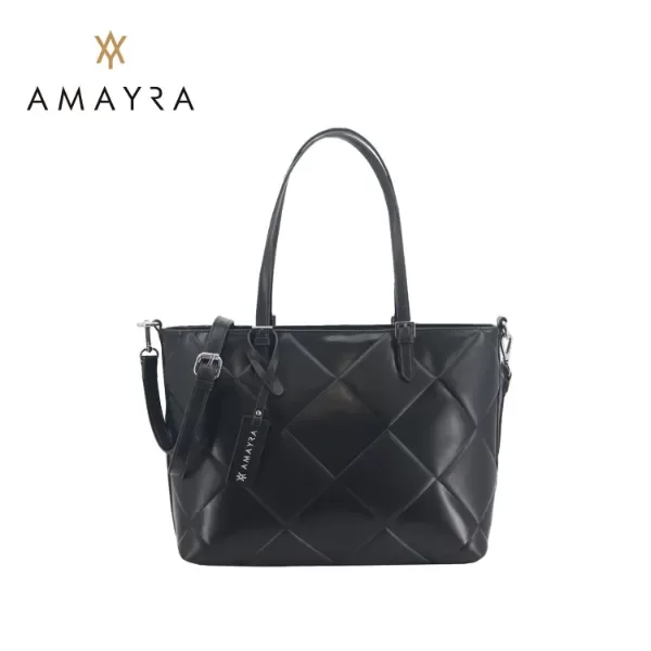 Producto - Cartera Amayra PU negra 67-C2699-1