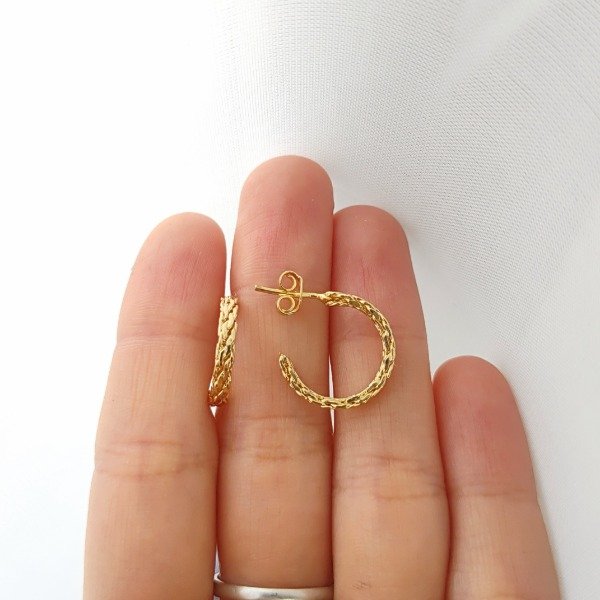 Producto - Aros semiargollas trenzadas EO