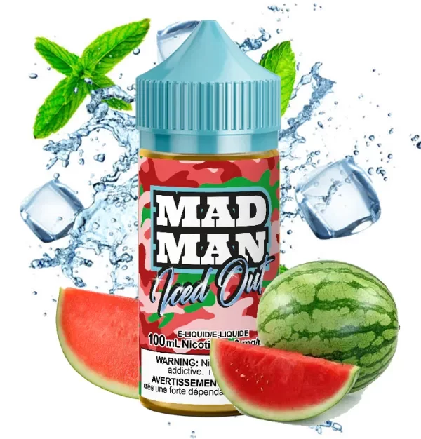 Producto - (FREEBASE) MAD MAN - 100ML 03MG - WATERMELON ICE