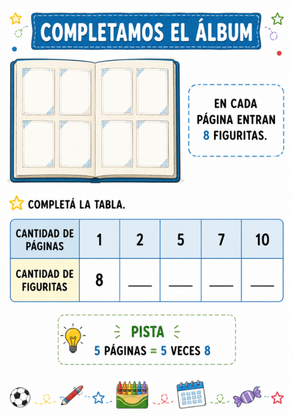 Producto - PROPORCIONALIDAD EN TABLAS: Actividades con apoyo visual - 7