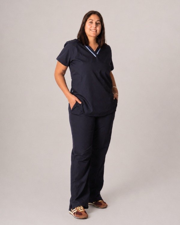 Producto - Ambo Jungla Azul con Celeste - 1