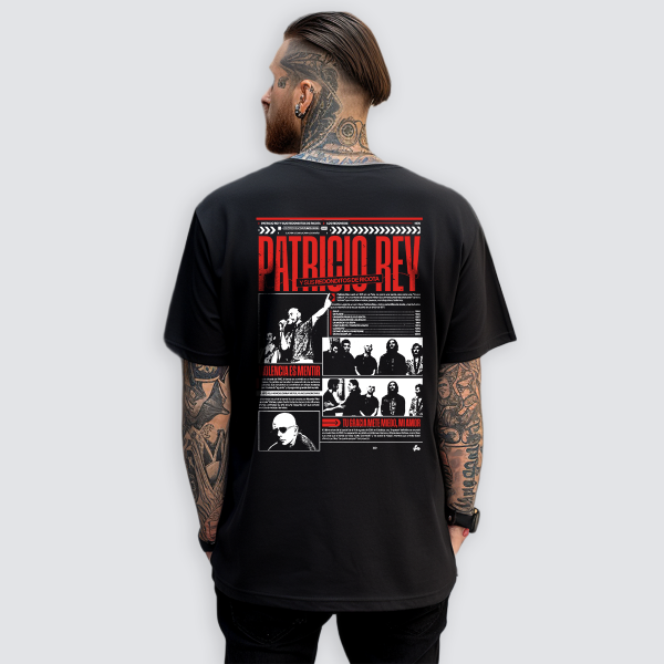 Producto - Remera Oversize Los Redondos Oktubre Poster