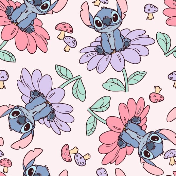 Producto - Simil N. - Stitch florcitas