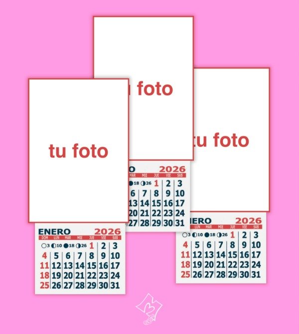 Producto - SET PERSONALIZADO - Almanaques con tu foto elegida