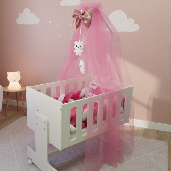 Producto - Set de Chichoneras Plush para Cuna Colecho Moises Rumi - 13