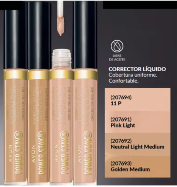 Producto - Corrector de ojeras Power Stay Avon