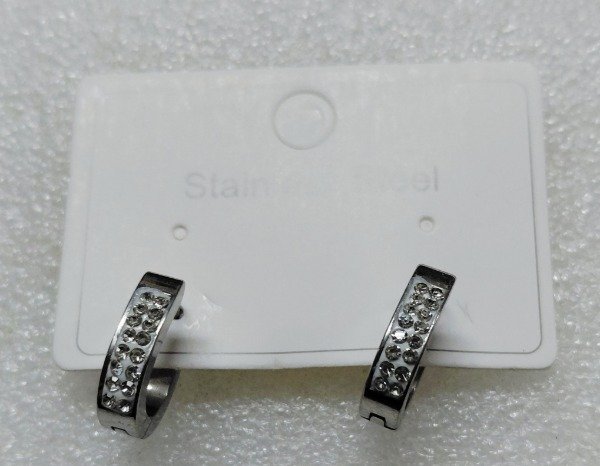 Producto - Aro argolla oval c/strass DNB 4/26