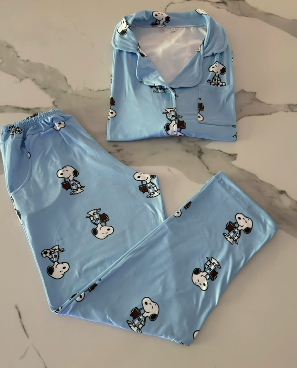 Producto - PIJAMA CAMISERO LARGO SNOOPY ARGENTINO