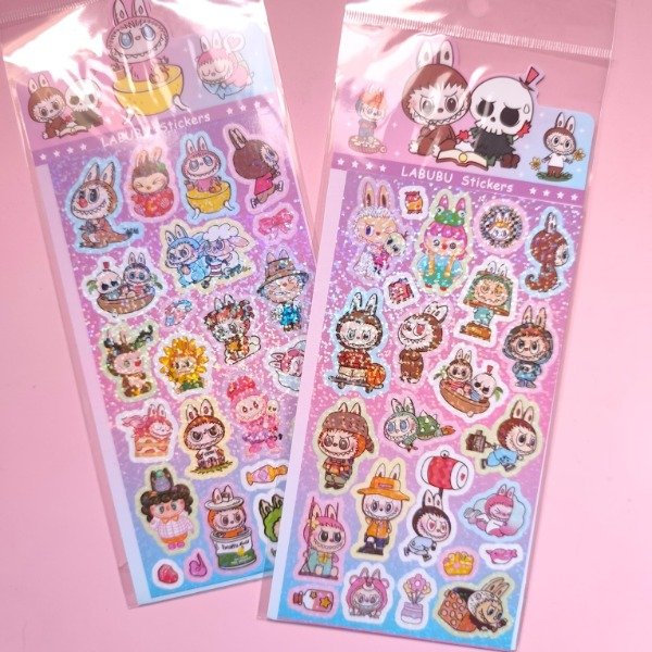 Producto - Stickers holográficos Labubu