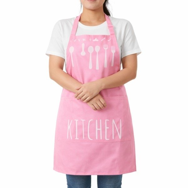 Producto - CC11007 DELANTAL ROSA KITCHEN