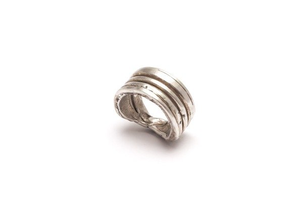 Producto - Anillo Líneas transversales/Plata 925