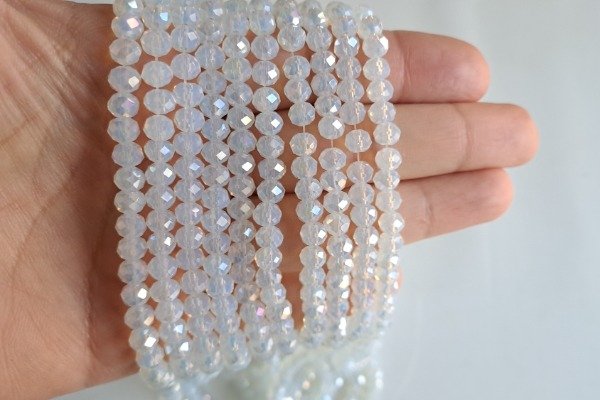 Producto - Cristal de Roca Blanco Traslúcido 6 mm