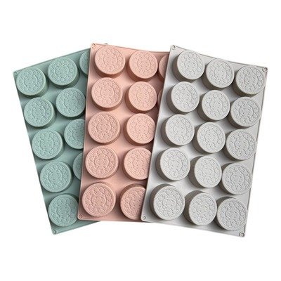 Producto - Molde silicona 15 círculos oreo velas gourmet