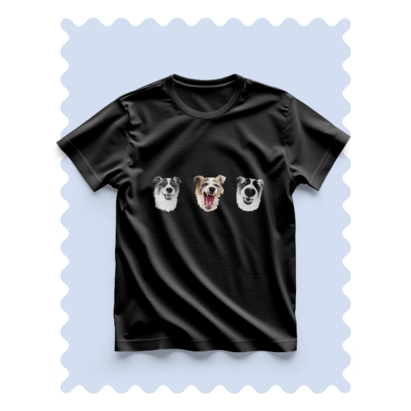 Producto - Remera personalizada de tu mascota - DISTINTAS CARAS