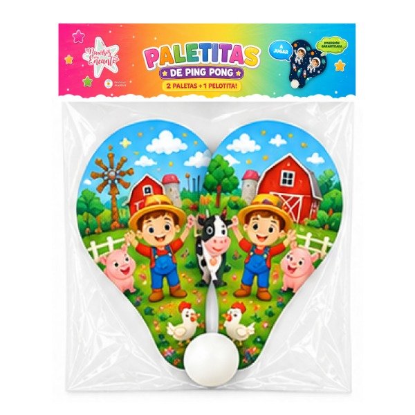 Producto - MINI PALETITAS PING PONG REGALITO - 14