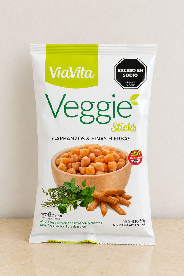 Producto - Veggie Sticks "ViaVita" - Snacks de Vegetales - 1