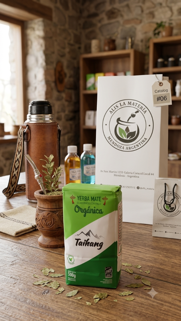 Producto - Yerba Mate Organica Taihang x 500 gr