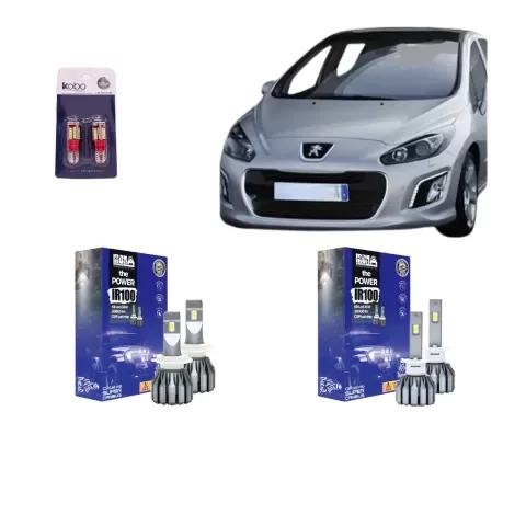 Producto - Kit Cree Led IR100 Luz Baja Y Alta Peugeot 308