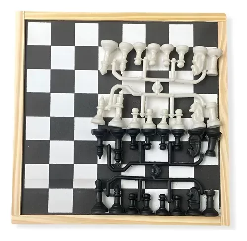 Producto - Juego de ajedrez tablero de madera SAM 3/26