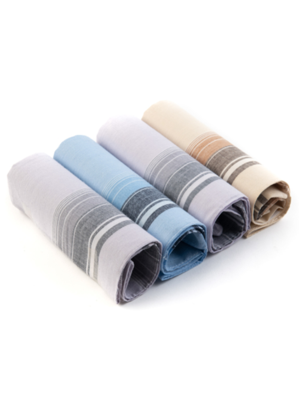 Producto - Pañuelo Hombre Liso / Rayado Dadicar x12
