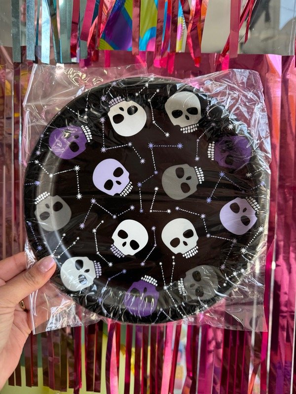 Producto - PLATO REDONDO CALAVERAS