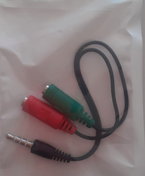 Producto - Cable Splitter Adaptador Audio 3,5mm Mic Auricular Ps4 Pc