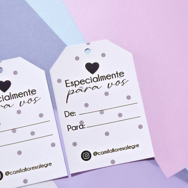 Producto - Tags packaging emprendedores 6x4cm