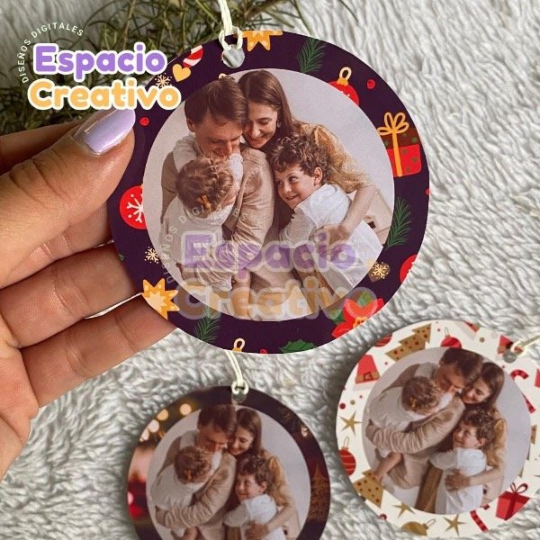 Producto - Esferas navideñas editables en canva