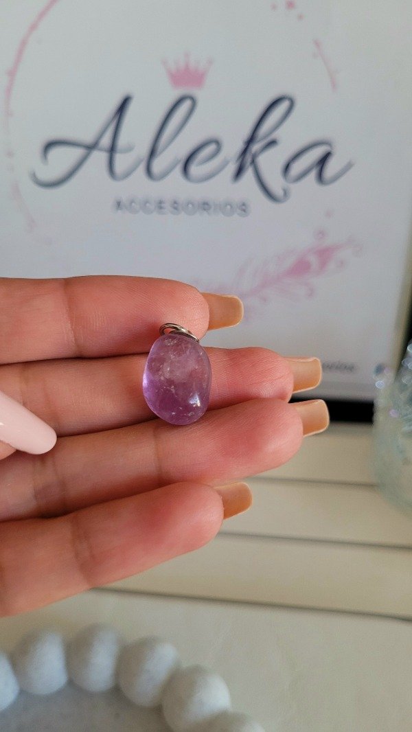 Producto - Dije piedra natural amatista