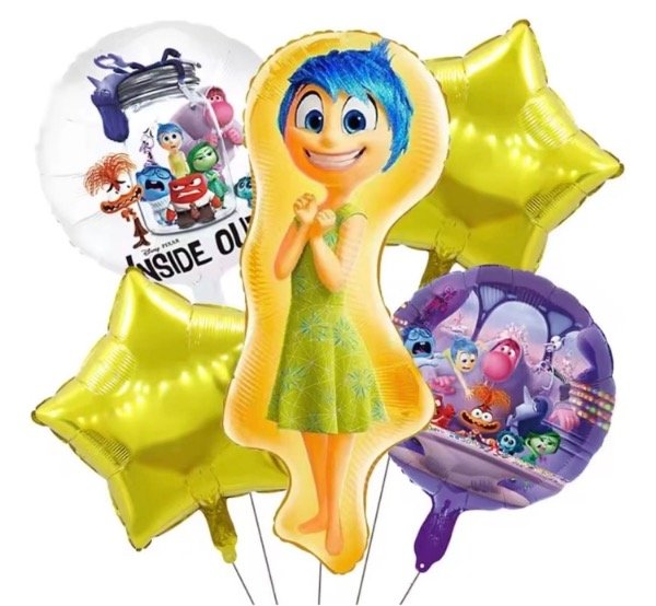 Producto - Set de 5 globos Intensamente